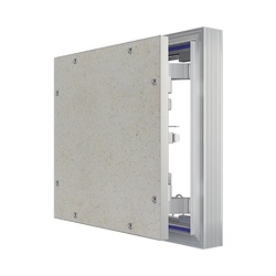 Люк ревизионный под плитку, распашной, алюминий, 500х500 мм