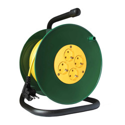 Удлинитель силовой на катушке 481S-3603, ПВС, 3700 Вт, с/з, 30 м