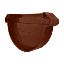 Заглушка желоба (воронки) универсальная Variform North, коричневая
