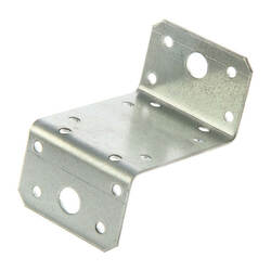 Уголок крепежный Z-образный, 55х105х55х90х1,8 мм, оцинкованный