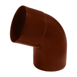 Отвод трубы 67 Variform North, d=80, коричневый
