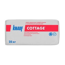 Смесь для кладки и штукатурки Knauf Cottage, 25 кг