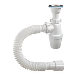 Сифон бутылочный Orio А-32019, 1 1/2"х40мм, малый корпус, решетка d=70мм