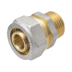 Соединитель для металлопластиковых труб 20х1/2" НР