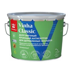 Антисептик кроющий Tikkurila/Tikkivala Vinha Classic VVA полуматовый (9 л)