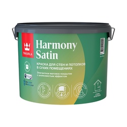 Краска интерьерная Tikkurila/Tikkivala Harmony Satin основа А матовая (9 л)