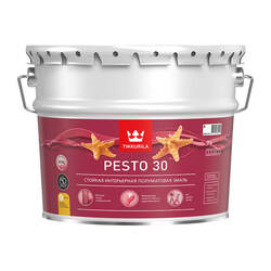 Краска алкидная Tikkurila/Tikkivala Euro Pesto 30 A полуматовая (9 л)