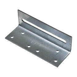 Уголок крепежный скользящий 40х40х120х2 мм, оцинкованный