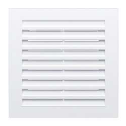 Решетка вентиляционная 350х350 мм, 3535РР, пластик