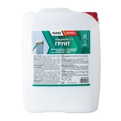 Грунтовка-концентрат 1:3 Pufas Decoself укрепляющая, мороз. (5 л)