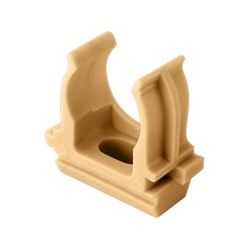 Держатель-клипса для труб d=16 мм, светлое дерево (10 шт.)