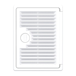 Люк ревизионный с решеткой (П2030ДФ), АБС пластик, 200х300 мм