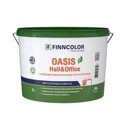 Краска для стен и потолков Finncolor Oasis Hall&Office 4 основа C (9 л)