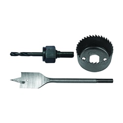 Набор для врезки дверных защелок Biber 75712 (3 предмета)