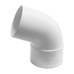 Отвод трубы 67 Variform North, d=80, белый