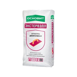 Штукатурка декоративная Основит Шуба Экстервэлл OS-2,0 GS серая, 25 кг