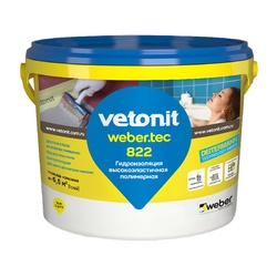 Мастика Vetonit тек. 822 розовый, ведро (4 кг)