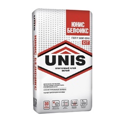 Клей для плитки Unis Белфикс белый (25 кг)