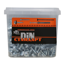 Саморез кровельный SWFS Premium RAL-3003 ZP 4,8х35 (250 шт) круглый конт-р