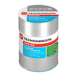 Лента-герметик самоклеящаяся Технониколь Никобенд, серебристый, 15х1000 см