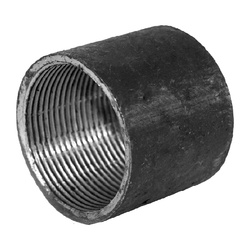 Муфта прямая ДУ25 стальная, черная ГОСТ 8966-75