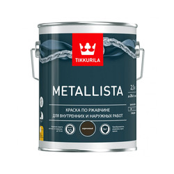 Краска по ржавчине Tikkurila/Tikkivala Metallista коричневая (2,5 л)
