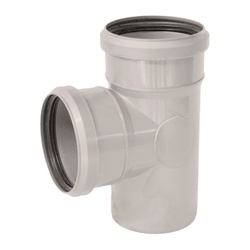 Тройник внутренний шумопоглощающий d=50х50мм, 87 градусов