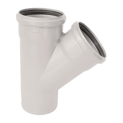 Тройник внутренний шумопоглощающий d=50х50мм, 45 градусов