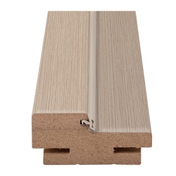 Коробка дверная Olovi, телескоп, экошпон, однопол., дуб беленый, б/ф, 32х70 мм