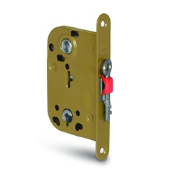 Полотно дверное OLOVI эмаль Белая М7 с притвором глухое с замком