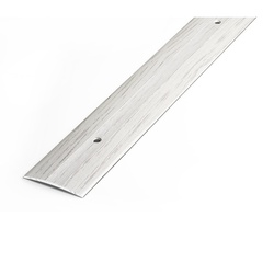 Порог стыкоперекрывающий Лука, дуб арктик (1,35 м х 37 мм)