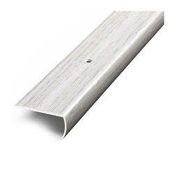 Порог угловой Лука, дуб арктик (1,35 м х 40 мм х 20 мм)