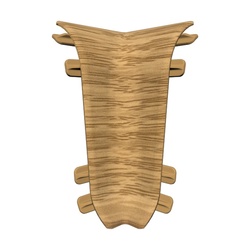 Угол внутренний Ideal Комфорт, дуб темный, 55 мм (25 шт.)