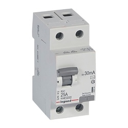 Устройство защитного отключения Legrand RX3, 25А, 30мА, тип АС, 2П
