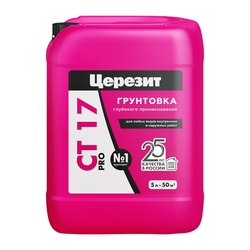 Грунтовка глубокого проникновения Церезит CT 17 PRO (5 л)