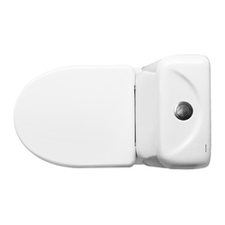 Унитаз-компакт Sanita Идеал стандарт, косой выпуск, 610x335x775 мм