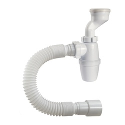 Сифон для писсуара Orio  Р-31009, 1 1/4"х40мм, две манжеты, гибкая труба