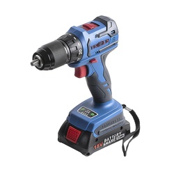 Дрель-шуруповерт Trigger 20111, бесщеточная, 2 аккумулятора Li-ion (2Ач), 18V, 13 мм, 72 Нм, кейс