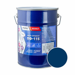 Эмаль Pufas Decoself ПФ-115 синяя (5 кг)