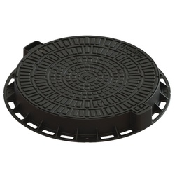 Люк пластиковый Стандартпарк 35188-80Л, черный