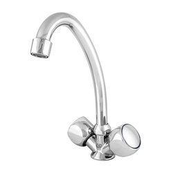 Смеситель для кухни Klip 715, округлый маховик, без подводки