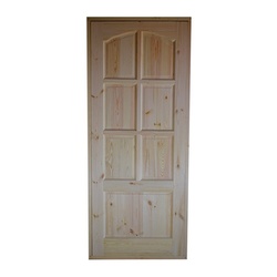 Дверной блок ДГ 21-10 2070х970х80 мм, хвоя, массив с коробкой