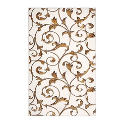 Декор настенный Нефрит Дания, светлый, 250х400х8 мм