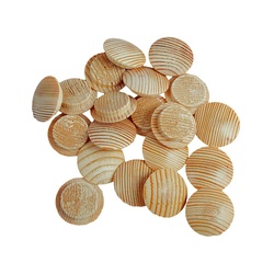 Заглушка деревянная круглая сосна, D=8 мм (10 шт)