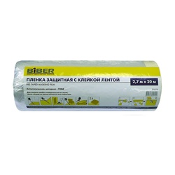 Пленка защитная с клейкой лентой Biber (0,55х33 м)