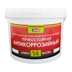 Грунт акриловый антикоррозионный Аквест-14 красно-коричневый (2,6 кг)