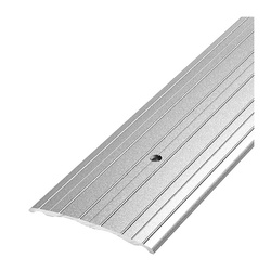 Порог стыкоперекрывающий Лука, серебро (1,35 м х 60 мм)