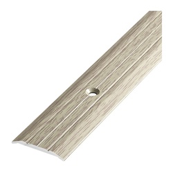 Порог стыкоперекрывающий Лука, дуб беленый (1,35 м х 25 мм)