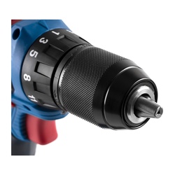 Дрель-шуруповерт Trigger 20111, бесщеточная, 2 аккумулятора Li-ion (2Ач), 18V, 13 мм, 72 Нм, кейс