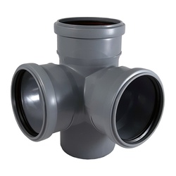 Крестовина внутренняя Sinikon двухплоскостная d=110х110х110 мм, 87 градусов